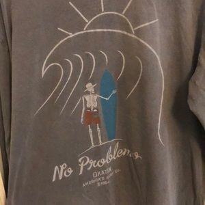 Urban Outfitters “No Problems” surf shirt